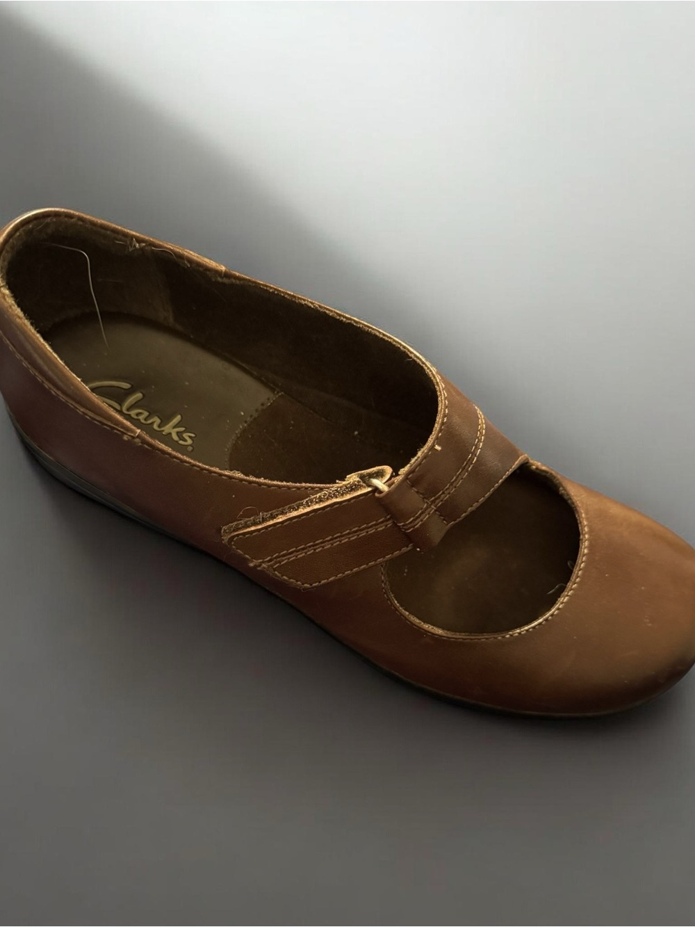 Clarks Brown Blueorient Comfort Loafer. Mary - Picture 4 of 7